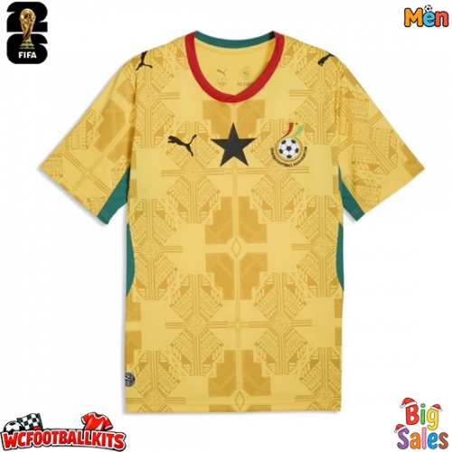 Ghana Replica Away Stadium Shirt World Cup 2026 Short Sleeve
